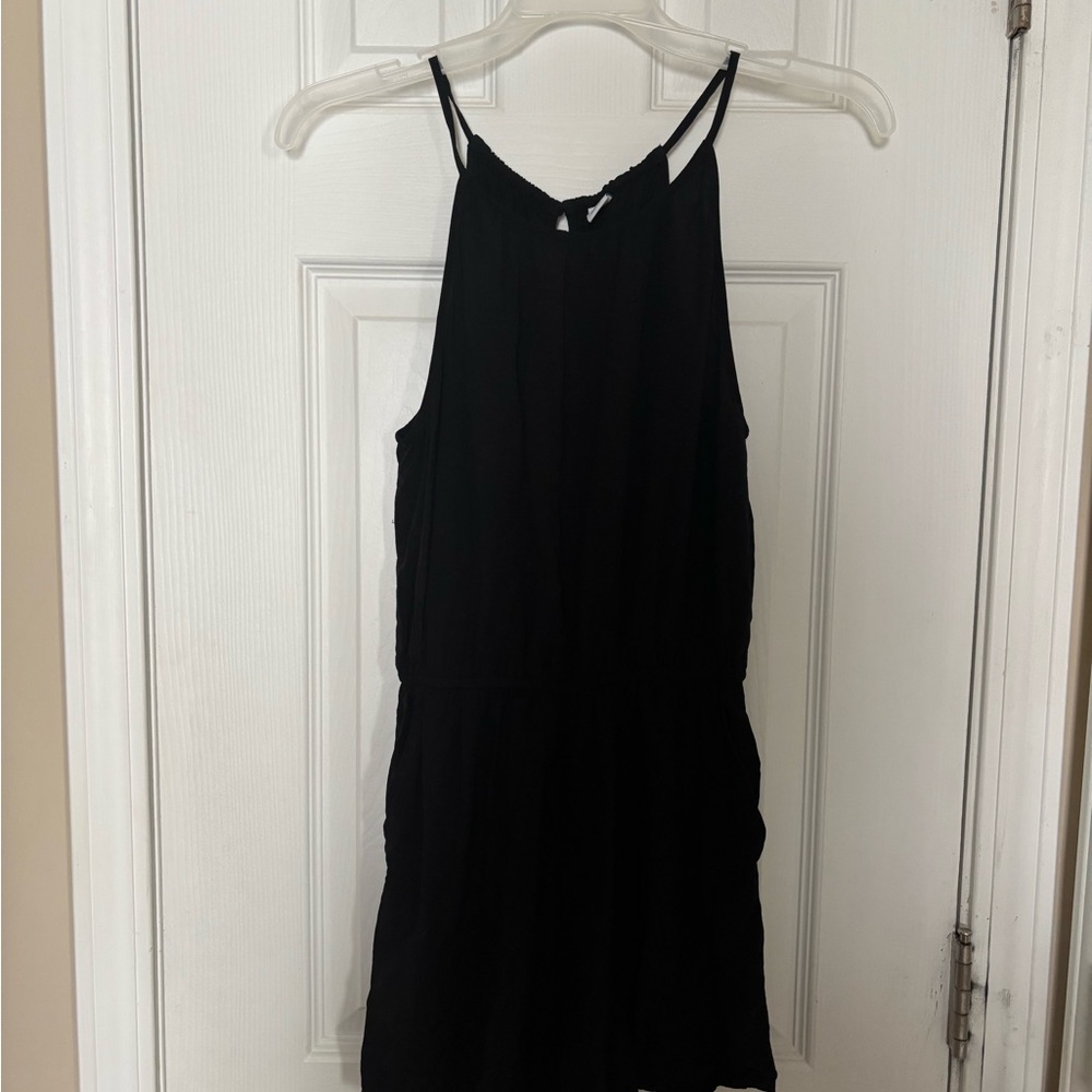 Old Navy Black Short Romper